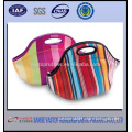 Fashion colorful lunch tote bag neoprene lunch bag
